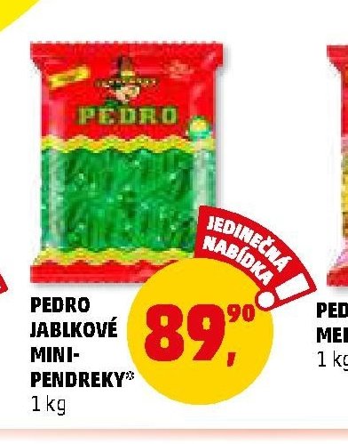 Pedro jablkové mini-pendreky