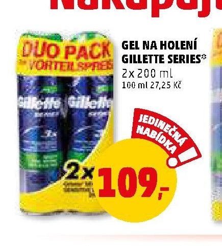 GEL NA HOLENÍ GILLETTE SERIES