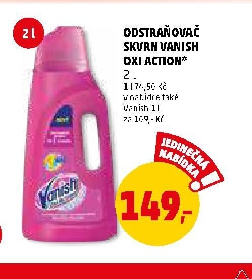 ODSTRAŇOVAČ SKVRN VANISH OXI ACTION