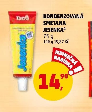 KONDENZOVANÁ SMETANA JESENKA