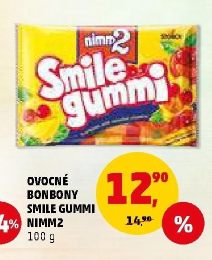OVOCNÉ BONBONY SMILE GUMMI NIMM2