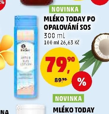 Mléko Today po opalování SOS 300 ml