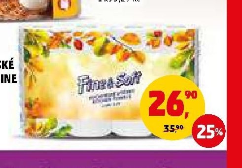 Kuchyňské utěrky Fine & Soft 2vrstvé 4 ks