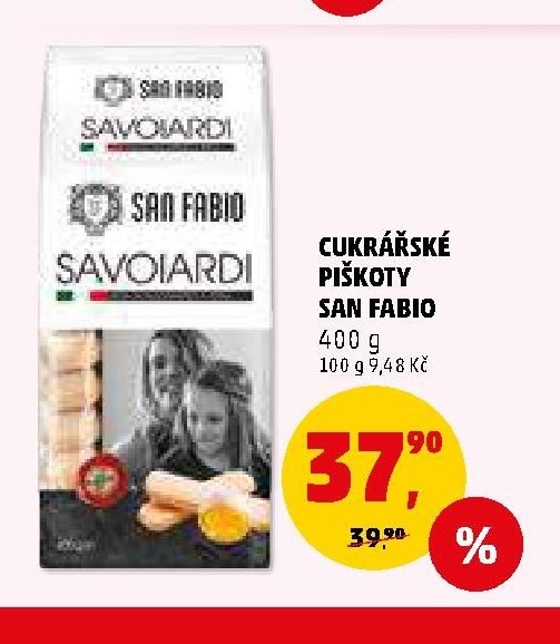 Cukrářské piškoty San Fabio