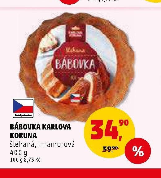 Bábovka Karlova Koruna
