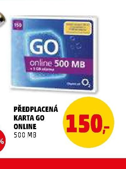 Předplacená karta Go Online
