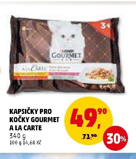KAPSIČKY PRO KOČKY GOURMET A LA CARTE