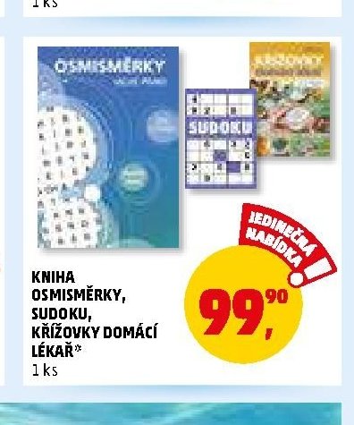 Kniha Osmisměrky, Sudoku, Křížovky Domácí lékař
