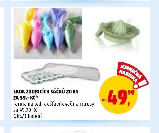 Sada zdobicích sáčků 20 ks