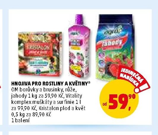 HNOJIVA PRO ROSTLINY A KVĚTINY