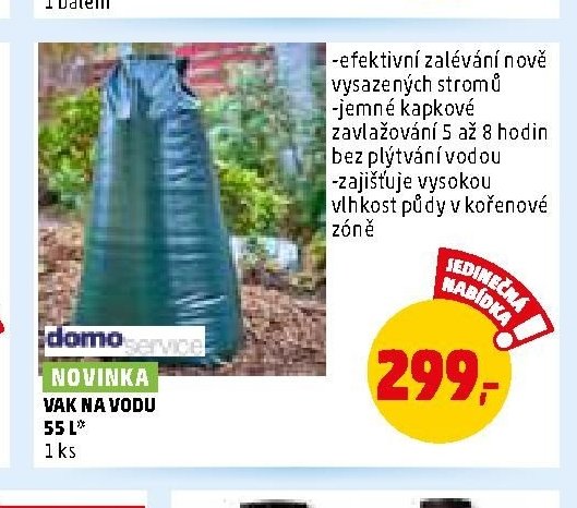 VAK NA VODU 55 L