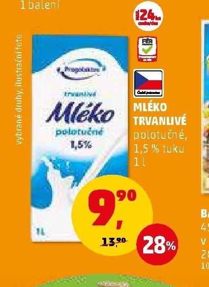 Mléko trvanlivé
