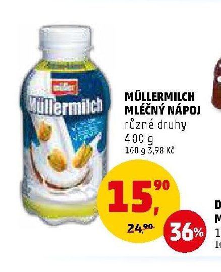 MÜLLERMILCH MLÉČNÝ NÁPOJ 400 g