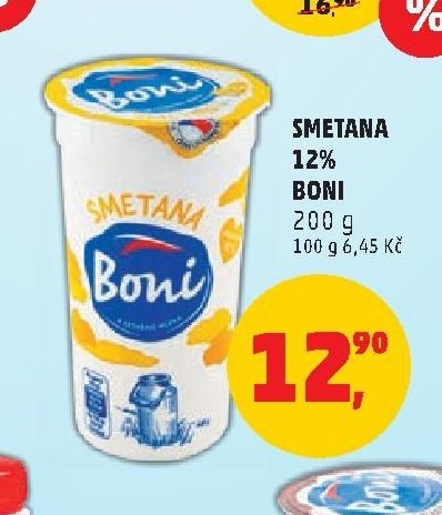 Smetana 12% Boni