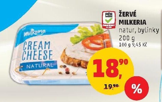 Žervé Milkeria natur, bylinky