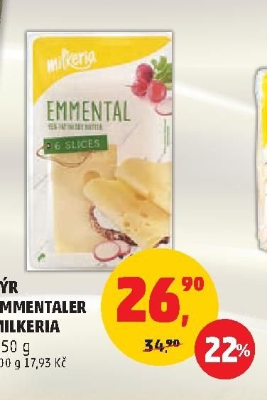 Sýr Emmentaler Milkeria