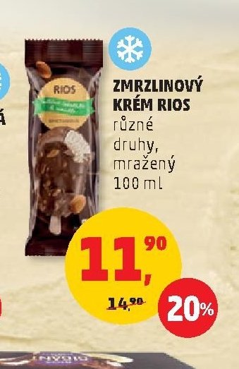 Zmrzlinový krém Rios