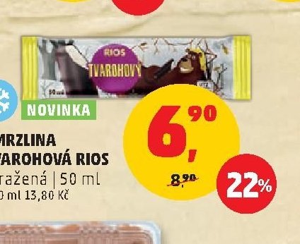 Zmrzlina Tvarohová Rios