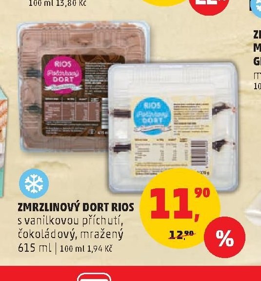 Zmrzlinový dort Rios