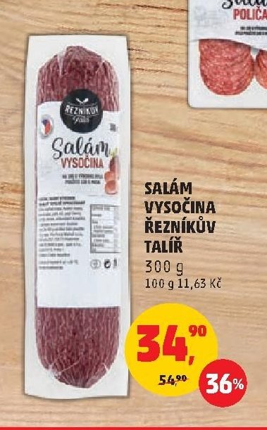 SALÁM VYSOČINA ŘEZNÍKŮV TALÍŘ