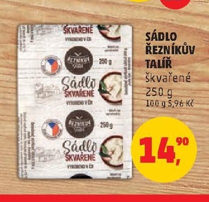 SÁDLO ŘEZNÍKŮV TALÍŘ