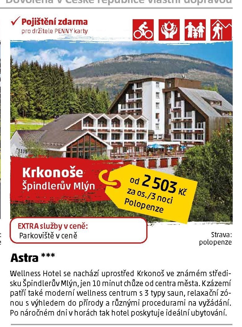 Krkonoše Špindlerův Mlýn Astra***