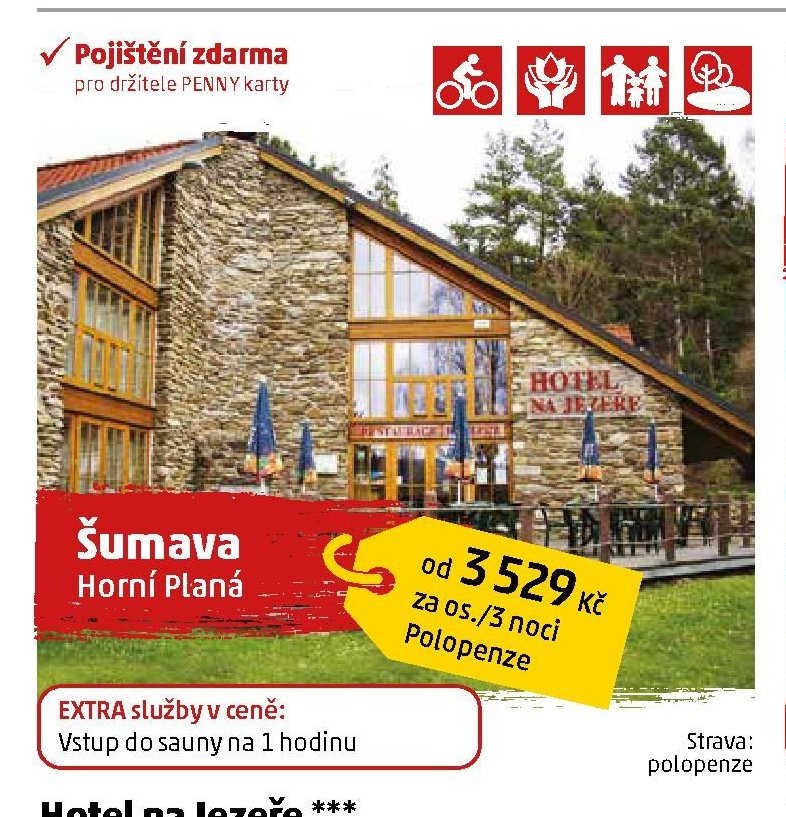 Šumava, Hotel na Jezeře