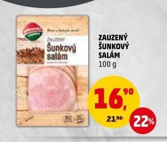 ZAUZENÝ ŠUNKOVÝ SALÁM