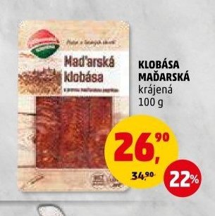 MADARSKÁ KLOBÁSA