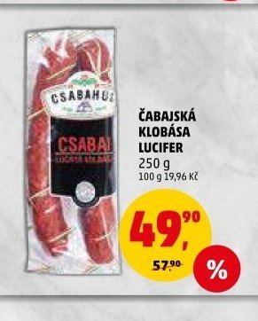ČABAJSKÁ KLOBÁSA LUCIFER