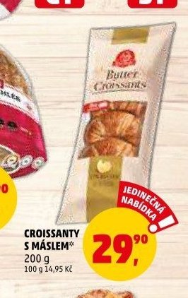 CROISSANTY S MÁSLEM