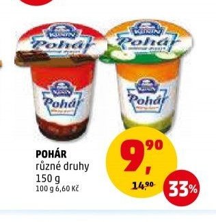 POHÁR různé druhy