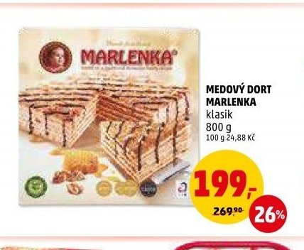 Medový dort Marlenka