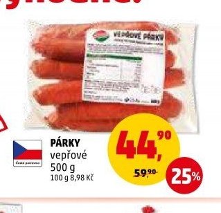 PÁRKY vepřové