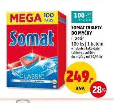 SOMAT TABLETY DO MYČKY