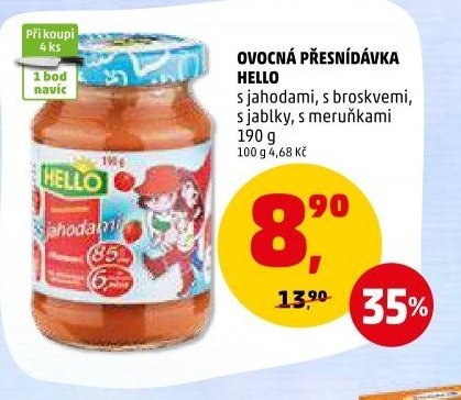 Ovocná přesnídávka Hello