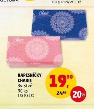 Kapesníčky Charis