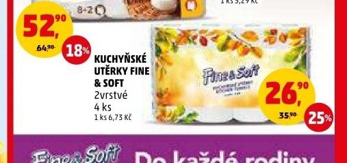 Kuchyňské utěrky Fine & Soft