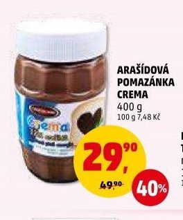 Arašídová pomazánka Crema