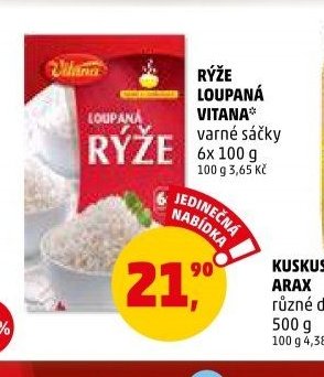 Rýže loupaná Vitana