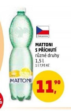 MATTONI S PŘÍCHUTÍ