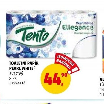 TOALETNÍ PAPÍR PEARL WHITE