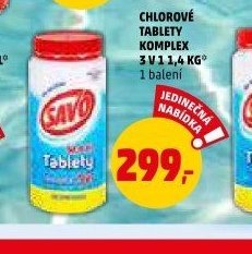 CHLOROVÉ TABLETY KOMPLEX 3 V 1 1,4 KG