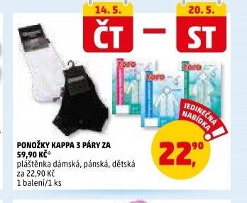 Ponožky Kappa 3 páry
