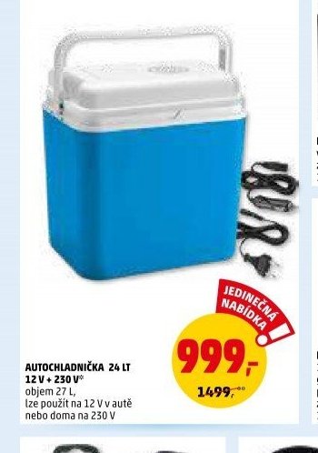 AUTOCHLADNIČKA 24 LT 12 V + 230 V