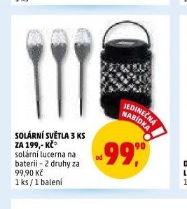 SOLÁRNÍ SVĚTLA 3 KS ZA 199,- KČ
