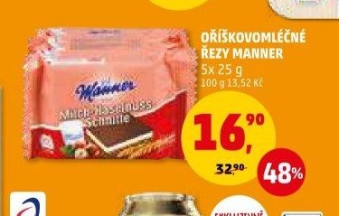 Oříškovomléčné řezy Manner