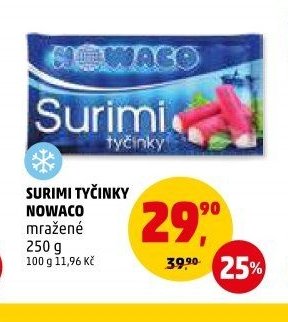 SURIMI TYČINKY NOWACO mražené 250 g