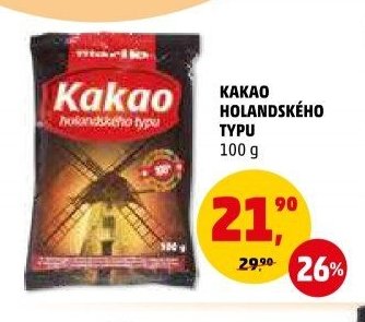 KAKAO HOLANDSKÉHO TYPU