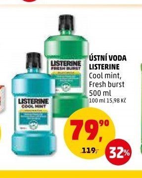 ÚSTNÍ VODA LISTERINE Cool mint, Fresh burst